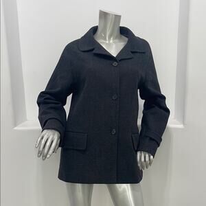 Kulson Wool Cashmere Women's Black Coat IT 42